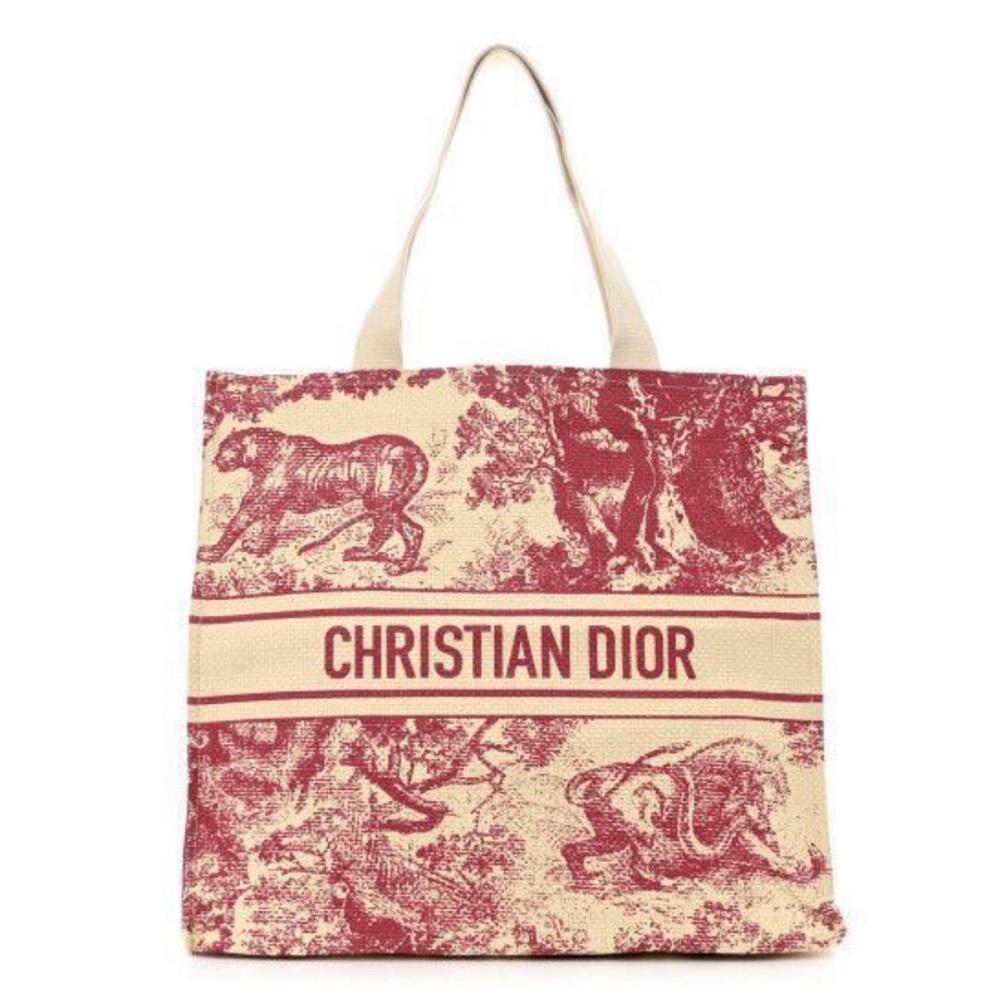 Christian Dior Dioriviera Straw Tote